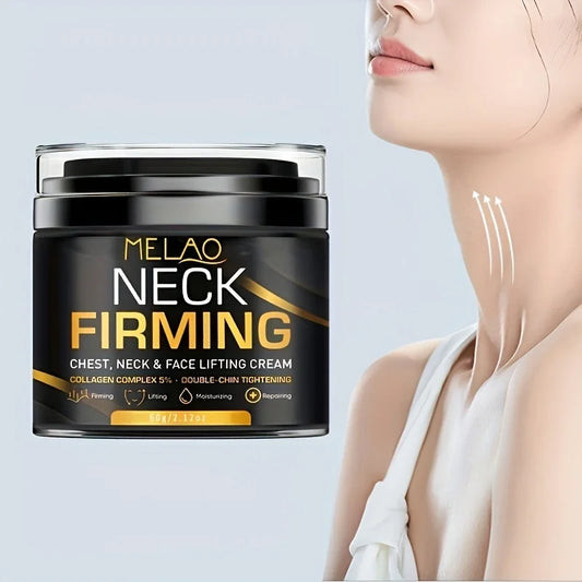 Revitalize & Firm: MELAO Neck Firming Cream with Retinol, Collagen Peptides & Hyaluronic Acid – Day & Night Hydrating Face Moisturizer