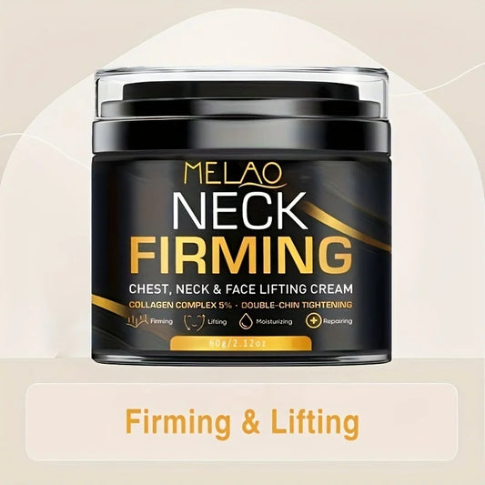 Revitalize & Firm: MELAO Neck Firming Cream with Retinol, Collagen Peptides & Hyaluronic Acid – Day & Night Hydrating Face Moisturizer
