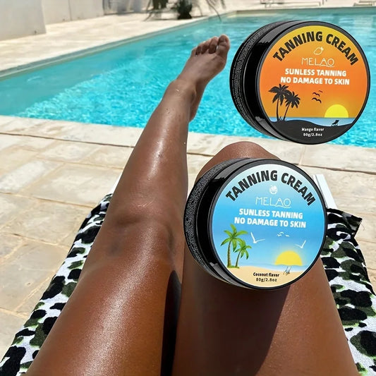 MELAO Sunless Self Tanning Cream For Body, Sunless Tanning Lotion For Men & Women